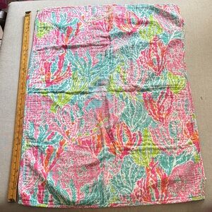 Lilly Pulitzer x Pottery Barn Kids double layered muslin baby blanket
